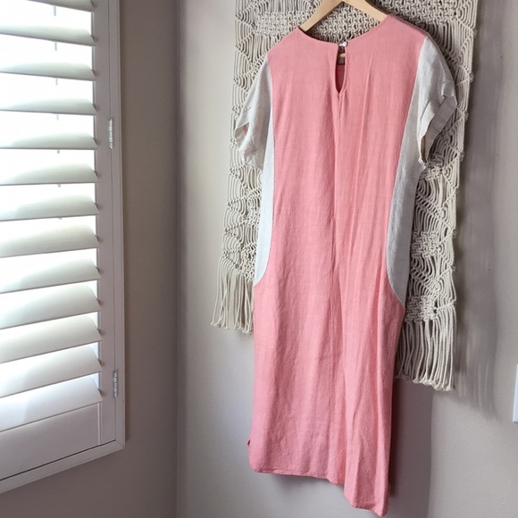 Ella Mara sz S cotton blend two tone dress - Picture 6 of 7